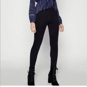 BCBG faux suede leggings